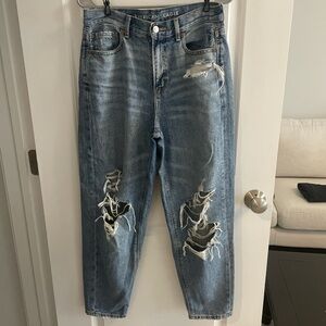 Distressed relaxed mom Jean by American Eagle